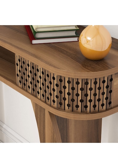 Variant Damla Aynalı Dresuar Ceviz