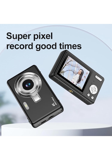 4k Dijital Kamera Vlogging Kamera İçin Kompakt Cep Kamera Vintage Dijital Seyahat Kamera