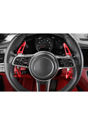 Autogp Porsche Panamera 2017+/macan 2014+/cayenne 2015+ / 718 2016+ / 911 2016+ Paddle Shıft Kırmızı Renkli