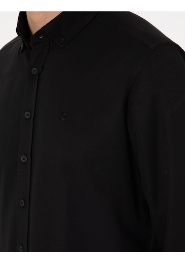 Pierre Cardin Erkek Siyah Gömlek Desenli 50306996-vr046 Siyah