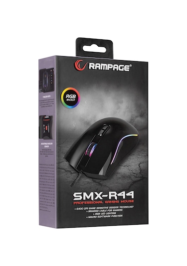 Rampage SMX-R44 Kablolu Makrolu Oyuncu Mouse