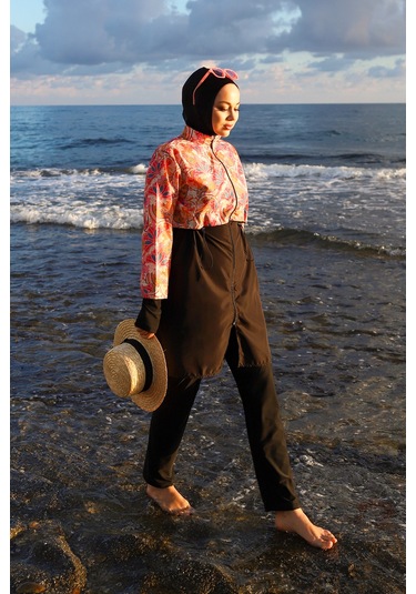 Tam Kapalı Tesettür Mayo Hale R2501 Hale01