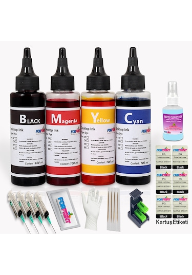 HP 652 Kartuş Uyumlu Dolum Seti- HP Deskjet 3787/3788/3789/3835