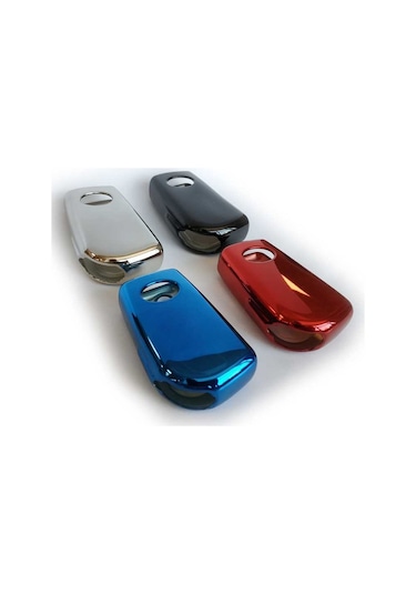 Toyota Corolla Uyumlu Plastik Anahtar Kılıfı Koruma Kabı Kırmızı