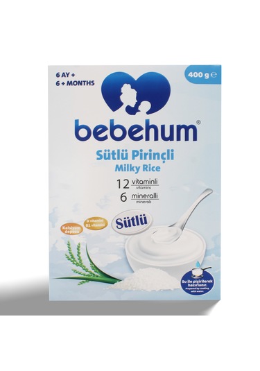 Bebehum Sütlü Pirinçli Kaşık Maması 400 G