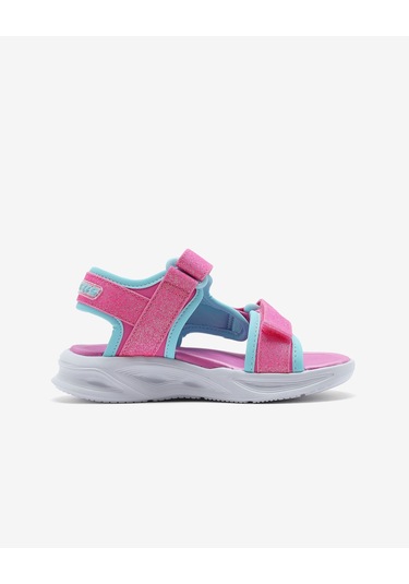 Skechers Sola Glow Sandal Büyük Kız Çocuk Pembe Işıklı Sandalet 303024l Hpaq Pembe