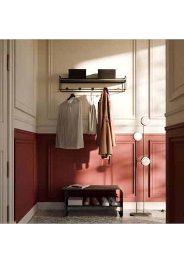 Nash Metal Saclı Ayakkabı Rafı Siyah