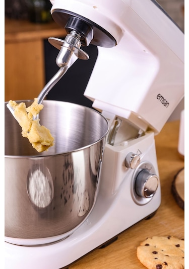 Emsan Bella Gusto Stand Mikser 1300 W 5 L Mutfak Şefi Beyaz