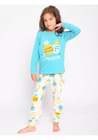 Bonito Kids Pantolonlu Pijama 170206742 Turkuaz