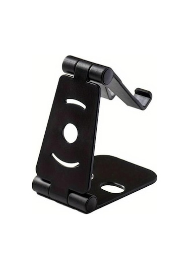 2 Adet Plastik Masaüstü Katlanabilir Telefon Tablet Standı Katlanır Telefon Tutucu Siyah Akrobat Siy