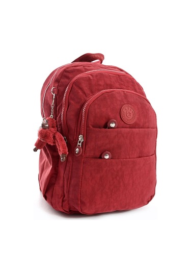 Ultra Hafif Çok Cepli Orta Boy Sırt Çantası Unisex Kırmızı Model: 571-4c Kirmizi