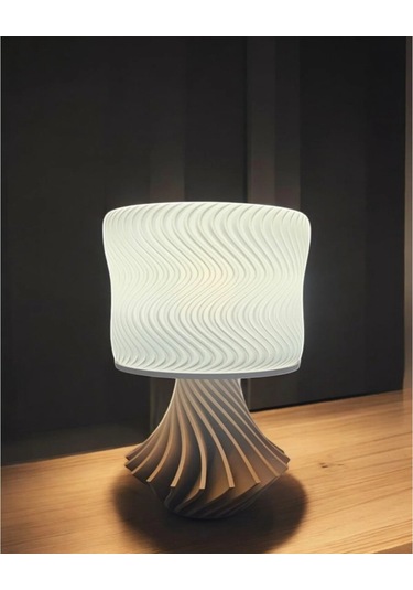 Elegance Tasarım 3d , Ev Dekorasyon , Bohem , Vintage , Dekoratif Abajur - Beyaz Çok Renkli