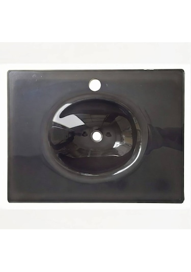 Brezza - Antrasit 58 81 Cam Lavabo - 55011297- Antrasit