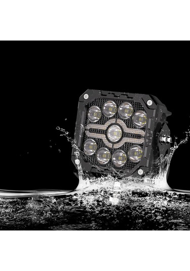 Off Road 4 İnç Led Aydınlatma Kaput Üstü Ve Tampon Gündüz Led Ve Sis Farı Lamba Kombinasyon Seti