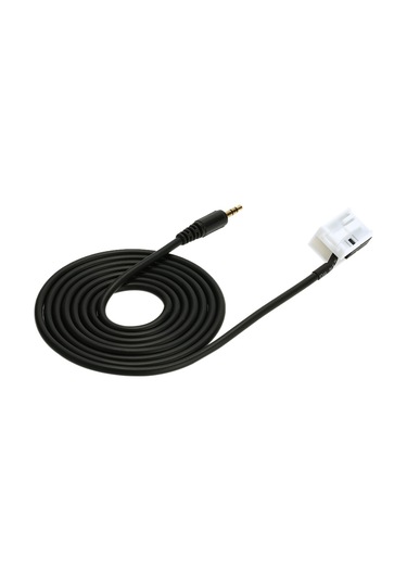 Gajeena Mercedes Aux Kablosu 3.5mm Jack 12 Pin, 144cm Uzunluk, Audio 20/30/50 Aps Uyumlu, Cep Telefonu/mp3 Müzik Bağlantısı, Siyah