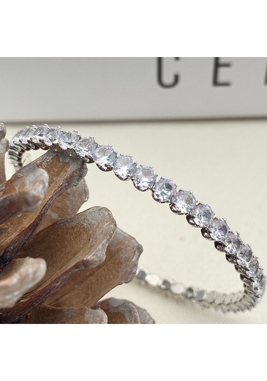 İnce Su Yolu Esnek Kelepçe Model Yüksek Kalite 316 L Çelik Silver 20 Cm Gümüş