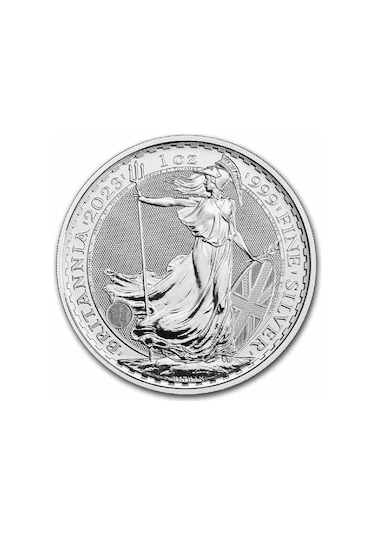 AgaKulche Büyük Britanya Kraliçe II. Elizabeth 2023 1 Ons Gümüş Sikke Coin