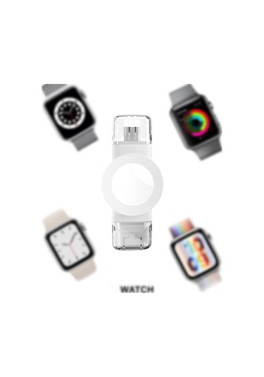 Honmex iOS Watch Uyumlu Tüm Serileri İçin 5w Manyetik Kablosuz Şarj Cihazı, Akıllı Sıcaklık Kontrolü, 2 Saat Tam Şarj, Siyah Abs Plastik, Type-c+usb