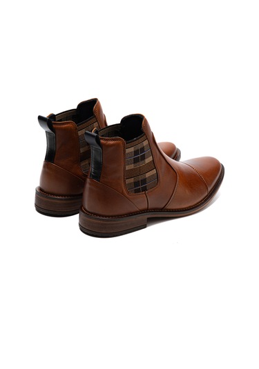Bot Erkek 1158 001 Wk-john May Orkut Suede Cognac Kahve