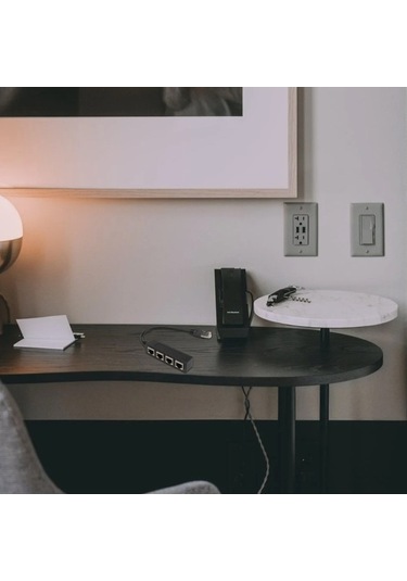 Ebitda Rj45 Ağ Adaptörü, Ethernet Ağ Dönüştürücü, 1-4 Rj45, Kablosuz Cihazlar İçin