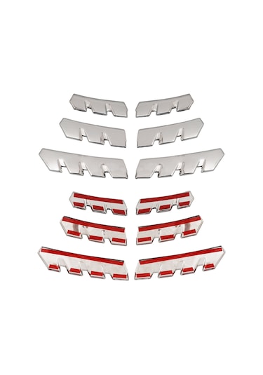 Renault Clio 5 Uyumlu 2019 Ve Üzeri Krom Ön Panjur 6 Parça Paslanmaz  Çelik