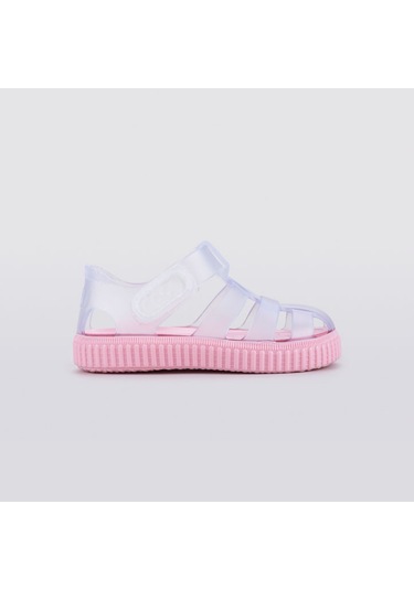 Igor Nico Cristal Kız Çocuk Şeffaf Pembe Sandalet S10290-010 Beyaz - Pembe
