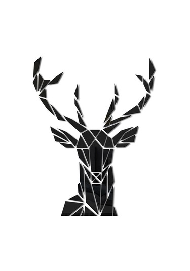 Suntek Akrilik Geyik Ayna Fayans Duvar Sticker Çıkartması Ev