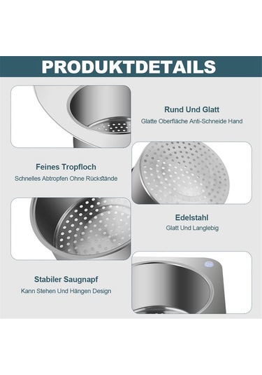 Çok Fonksiyonlu Drenaj Sepeti, Swan Lavabo Süzgeç Sepeti GÜMÜŞ Çok Renkli