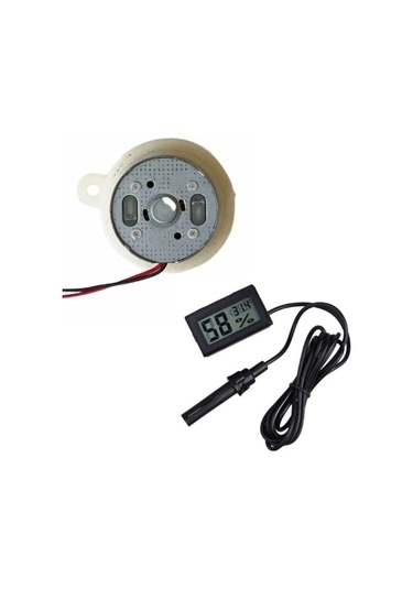 Kuluçka Makinesi Mini Viyol Çevirme Motoru 12 Volt Ve Kuluçka Makinesi Nem Ölçer