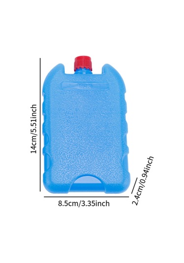 Suntek 6x Buz Soğutucu Blokları Yeniden Kullanılabilir Mavi