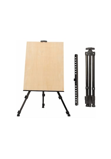 Taşınabilir Ayarlanabilir Metal Üçgen Şövale Tripod Çizim Standı