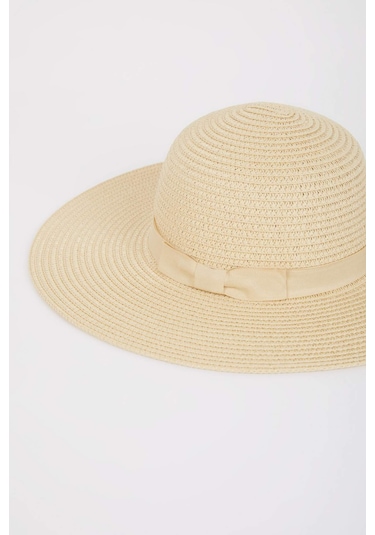 DeFacto Kadın Hasır Şapka M8818AZ25SMBG117 Bej