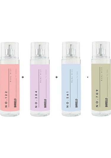 No:122 No:384 No:561 No:709 Kadın / Erkek Body Mist Set 210 Ml Ed