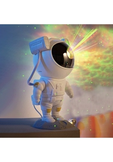 Gece Lambası - Led Lambalı Yıldız Projektörü - Astronot