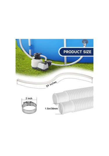 Yedek Hortum 5 Filtre Pompası Hortumları Intex 28337eh İçin