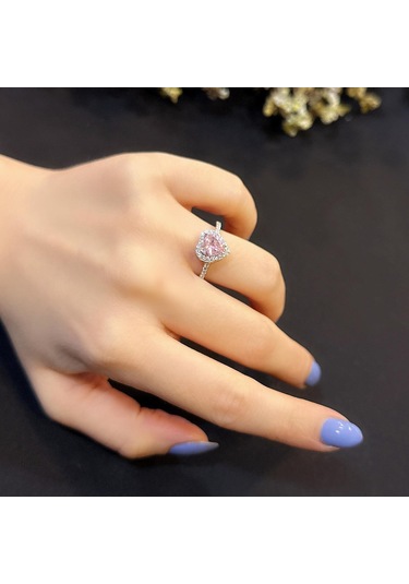 Stela Pembe Kalp Yüzük B