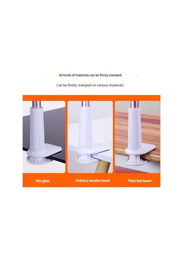 Honeybeeshop Ev Güvenlik Kameraları İçin Siyah 1/4 İnç Vida Paslanmaz Çelik M6 Askı Ayarlanabilir Uyumlu