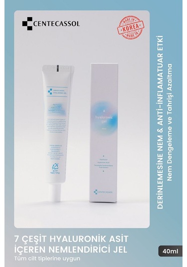 Centecassol Hyaluronik Asit İçeren Nemlendirici Jel 40 ML