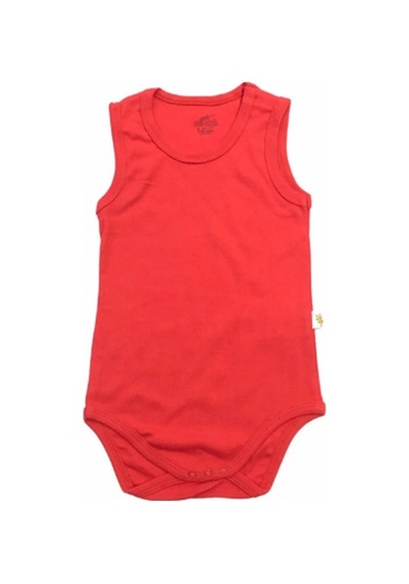 Mini Damla Body Askılı Penye Kırmızı