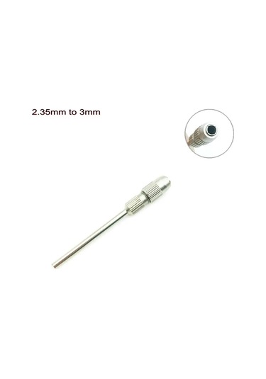 1 Adet Dişçi Matkabı Bur Adaptörü Dönüştürücü 2.35mm 1.6mm/2.35mm 3mm Shank Parlatıcı Diş Laboratuvarı İçin Kırmızı