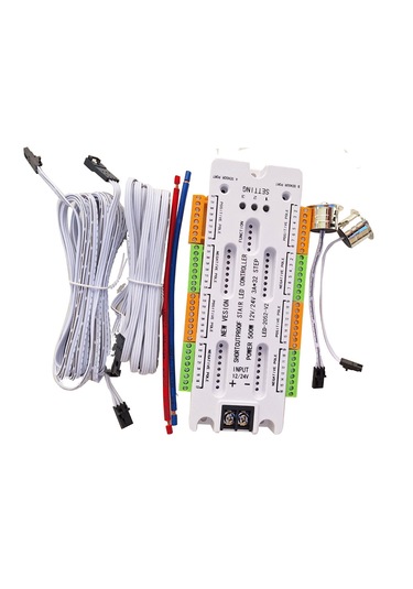 Sensörlü Merdiven Basamak Led Aydınlatma Kontrol Cihazı 12/24v Be 1 Parça