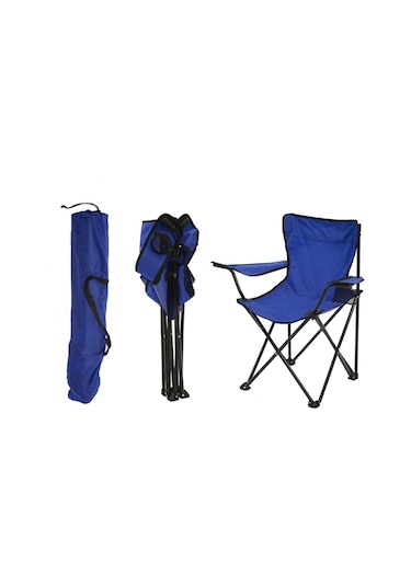 Exent Rejisör Kamp Sandalyesi-katlanır Çantalı Piknik, Plaj, Balıkçı Sandalyesi-lacivert Black Siyah