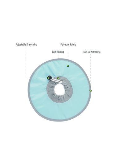 Hombey Kedi Ameliyat Sonrası Yalama Engelleme Kolye, Yumuşak Ribalı Yaka, Ayarlanabilir Çekmecik, Ye-meyve İçebilme Özelliği, Turkuaz M Ya001k071