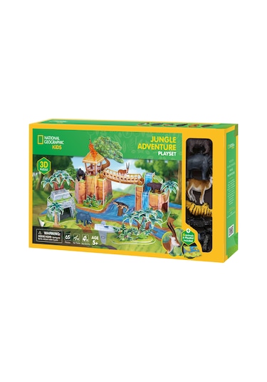 National Geographic Kids Orman Hayvanları Oyun Seti 3d Puzzle Ds1077h