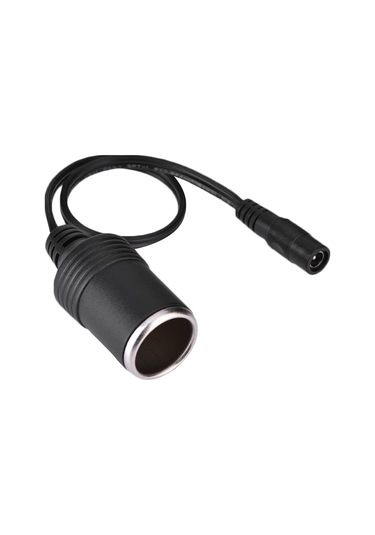 Moveevo 12v Araba Sigara Çakmak Adaptörü - 5.5 2.1mm Dc Dişi Bağlantı, 30cm Uzunluk, Saf Bakır Tel, Araba Hava Pompa Ve Buzdolabı İçin