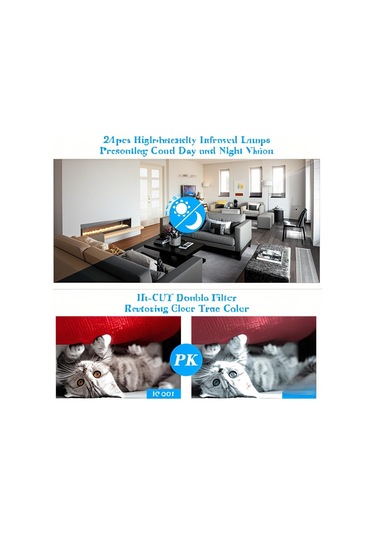 Aubyhe Ip66 Su Geçirmez 1200tvl Cctv Kamera, 24 Infrared Işık, Gündüz/gece Görüşü, Metal Kasa, Dışarıda Ve İçerde Kullanım