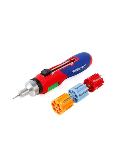 Workpro Wp221056 24 Parça Profesyonel Cr-v Cırcırlı Bits Tornavida Seti Fr Wp221056