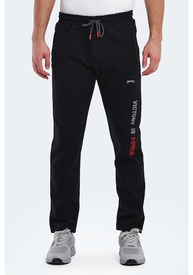 Slazenger Naum I Erkek Cepli Siyah Eşofman Altı Siyah