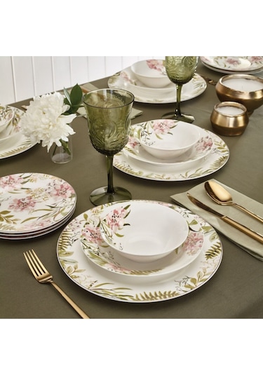 Karaca  Silva 24 Parça 6 Kişilik Porselen Yemek Takımı