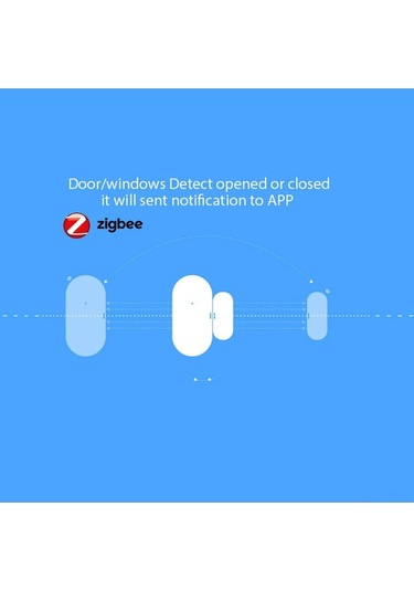 Trendooze Zigbee Uygulaması Sensörü Sensörü Pencere Mıknatıslı Kapı Kapı Kablosuz İle Güvenlik Ewelink Ev Dedektör Anahtar Alarm Akıllı Açma Nz